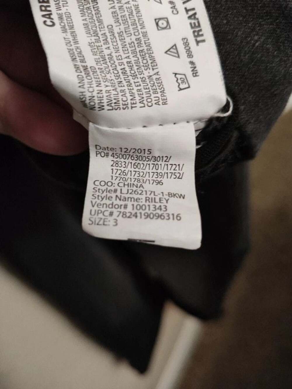 lei Capri black jean jeggings - Picture 7 of 7
